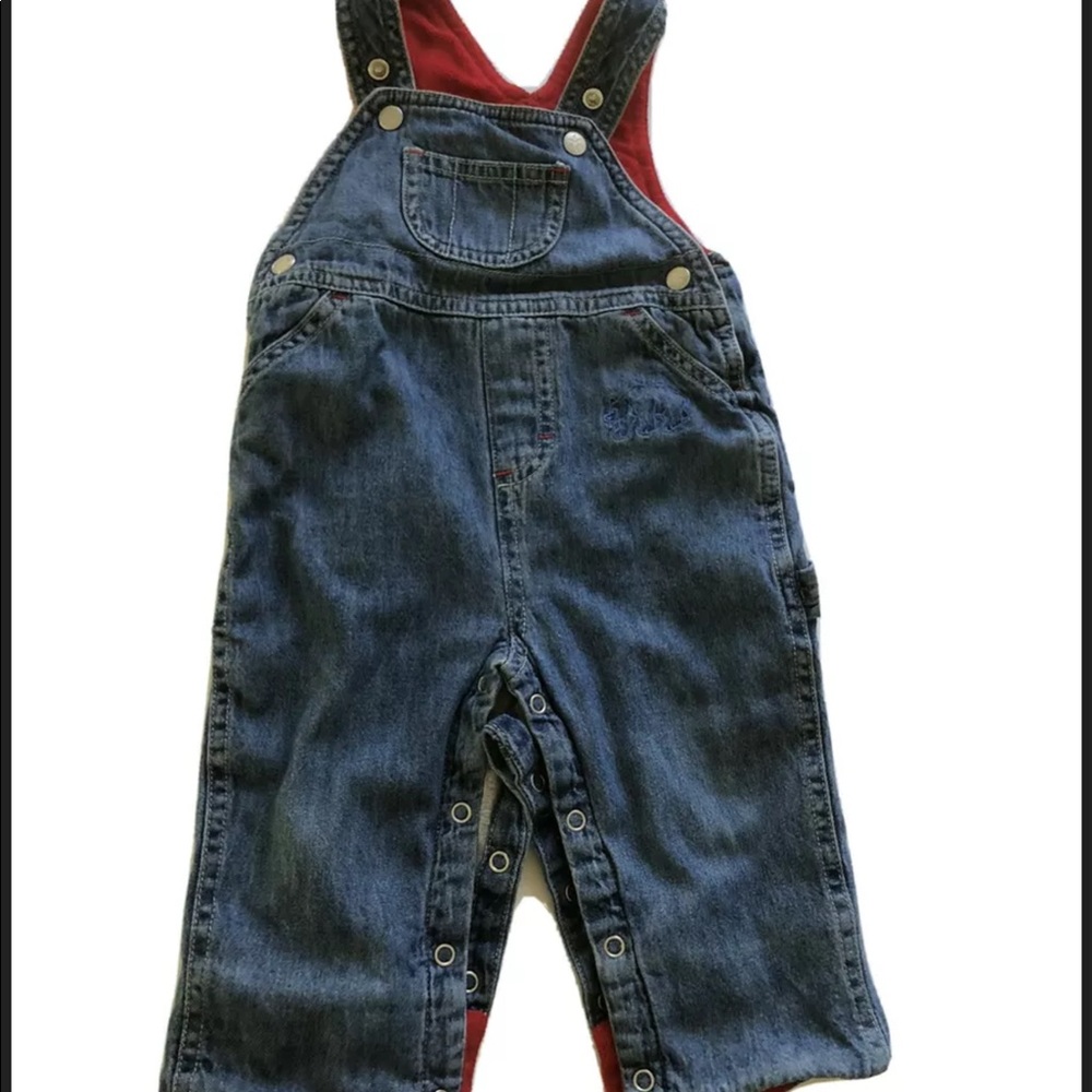 Vintage Sonoma Toddler Denim  Short Overalls